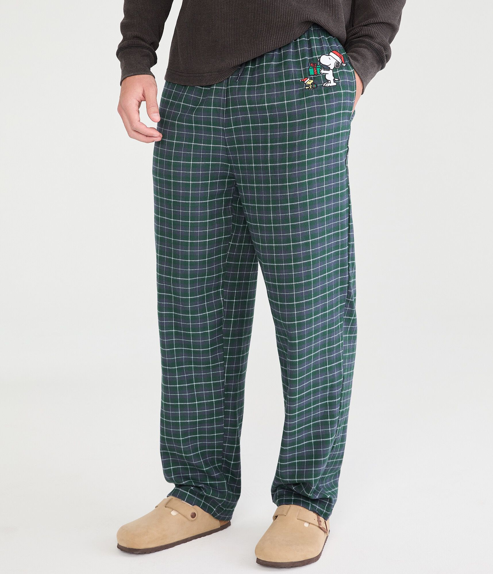 Snoopy & Woodstock Christmas Flannel Sleep Pants