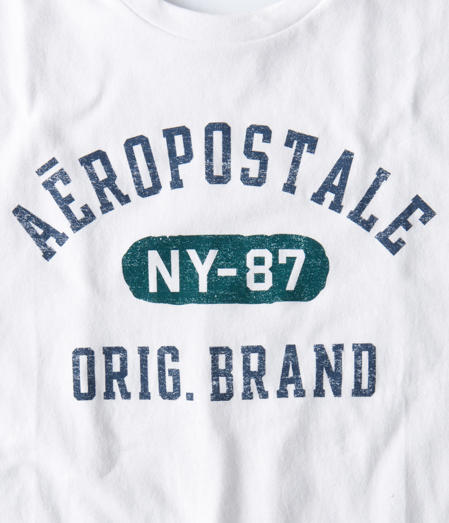 Distressed Aeropostale Orig. Brand Graphic Tee