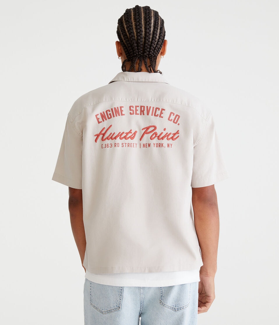 Short Sleeve Engine Service Co. Mechanic Shirt