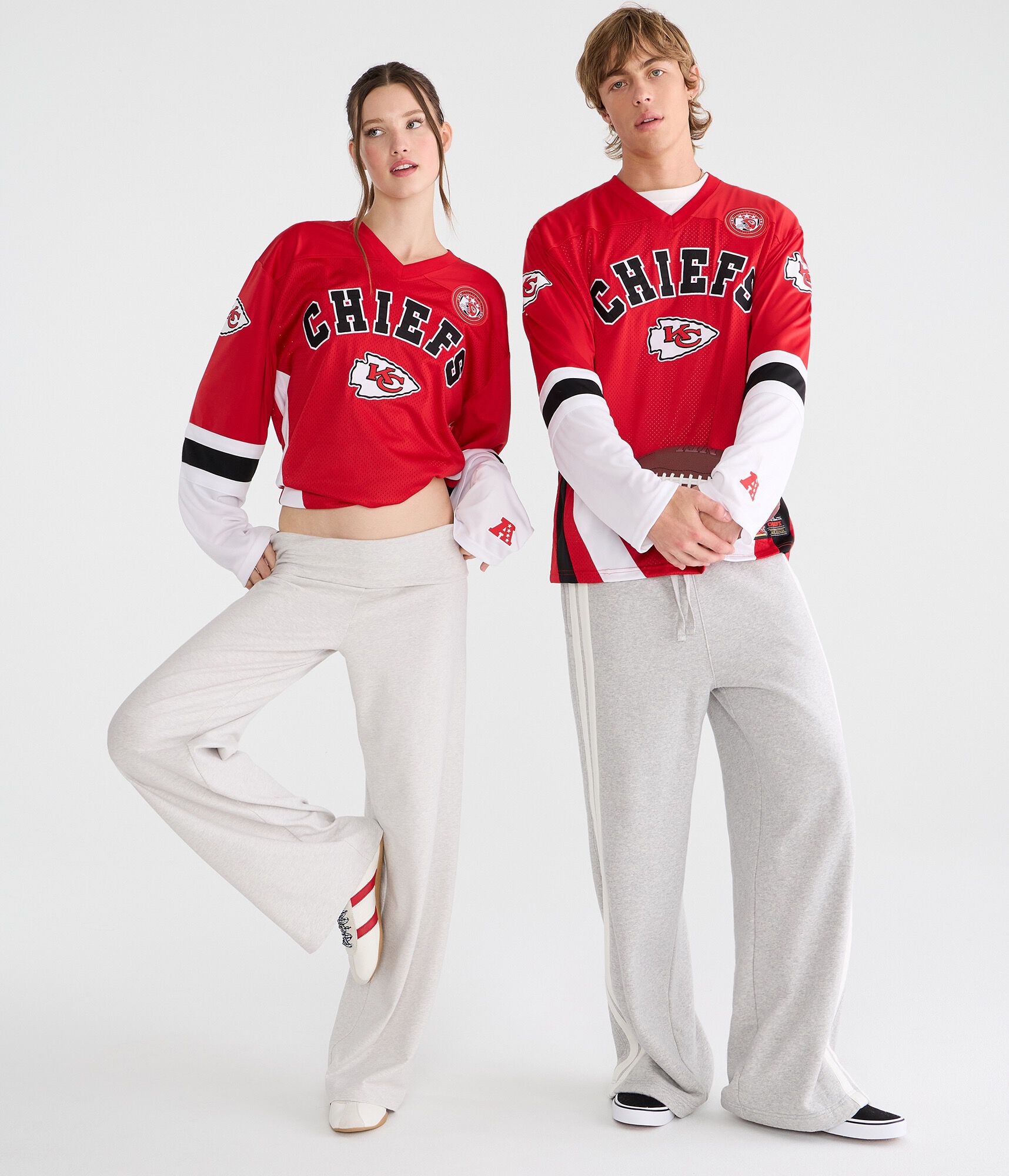 Long Sleeve Kansas City Chiefs Mesh Top