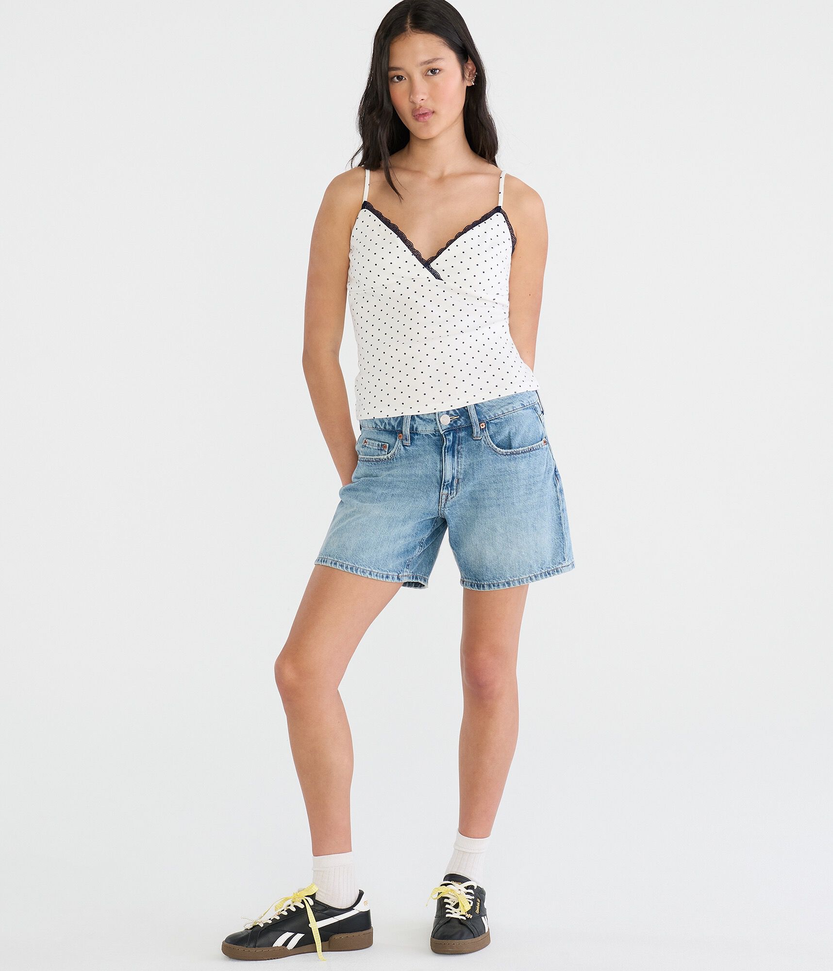 Polka Dot Crossover Cami