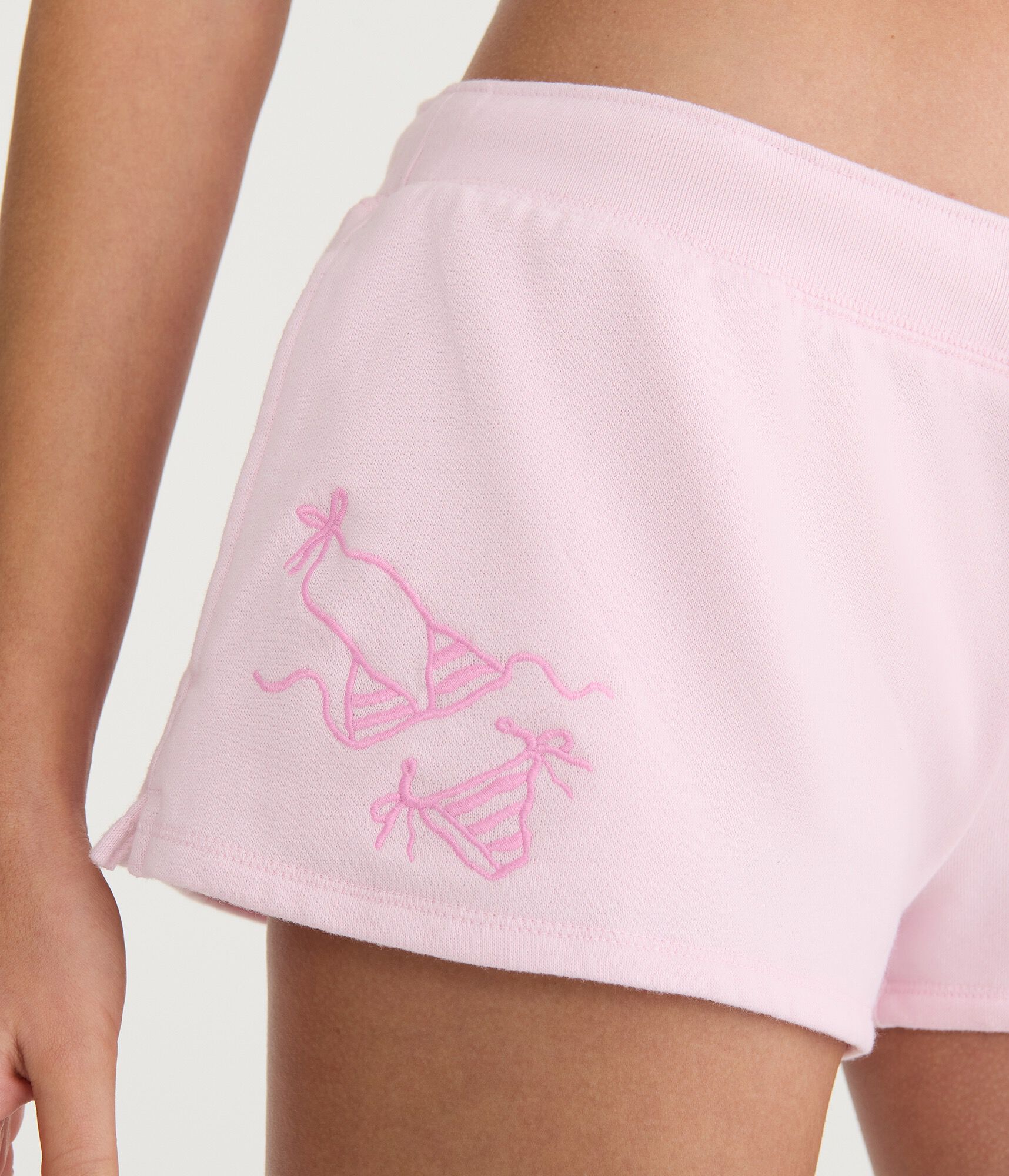 Cloud Soft Bikini Low-Rise Fleece Shorts