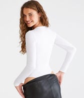 Long Sleeve Seriously Soft Crew-Neck Bodysuit
