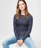 Long Sleeve Ditsy Floral Layering Tee
