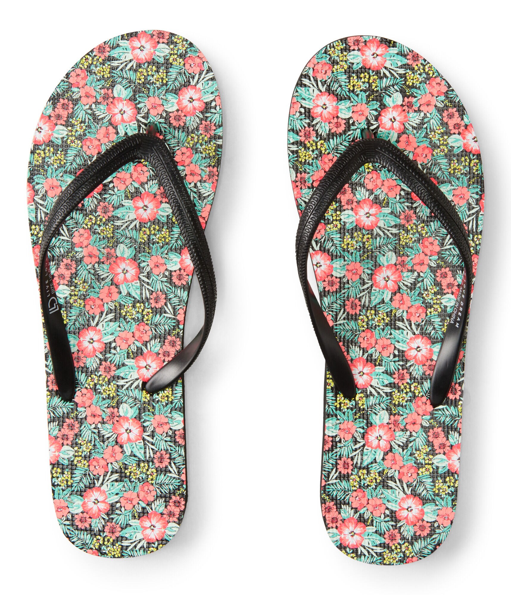 LLD Hibiscus Floral Flip-Flop
