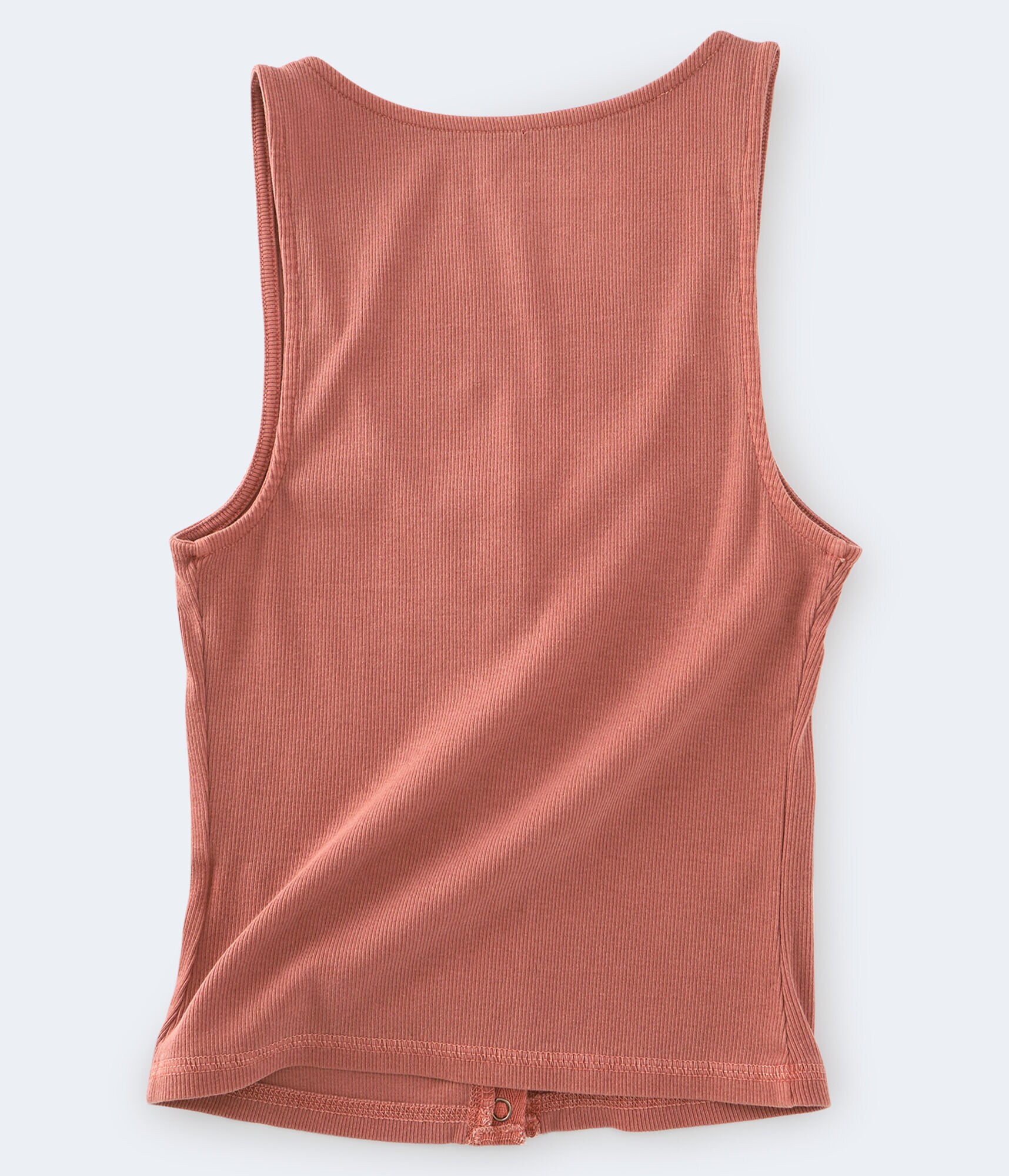 Ribbed Snap-Front Tank