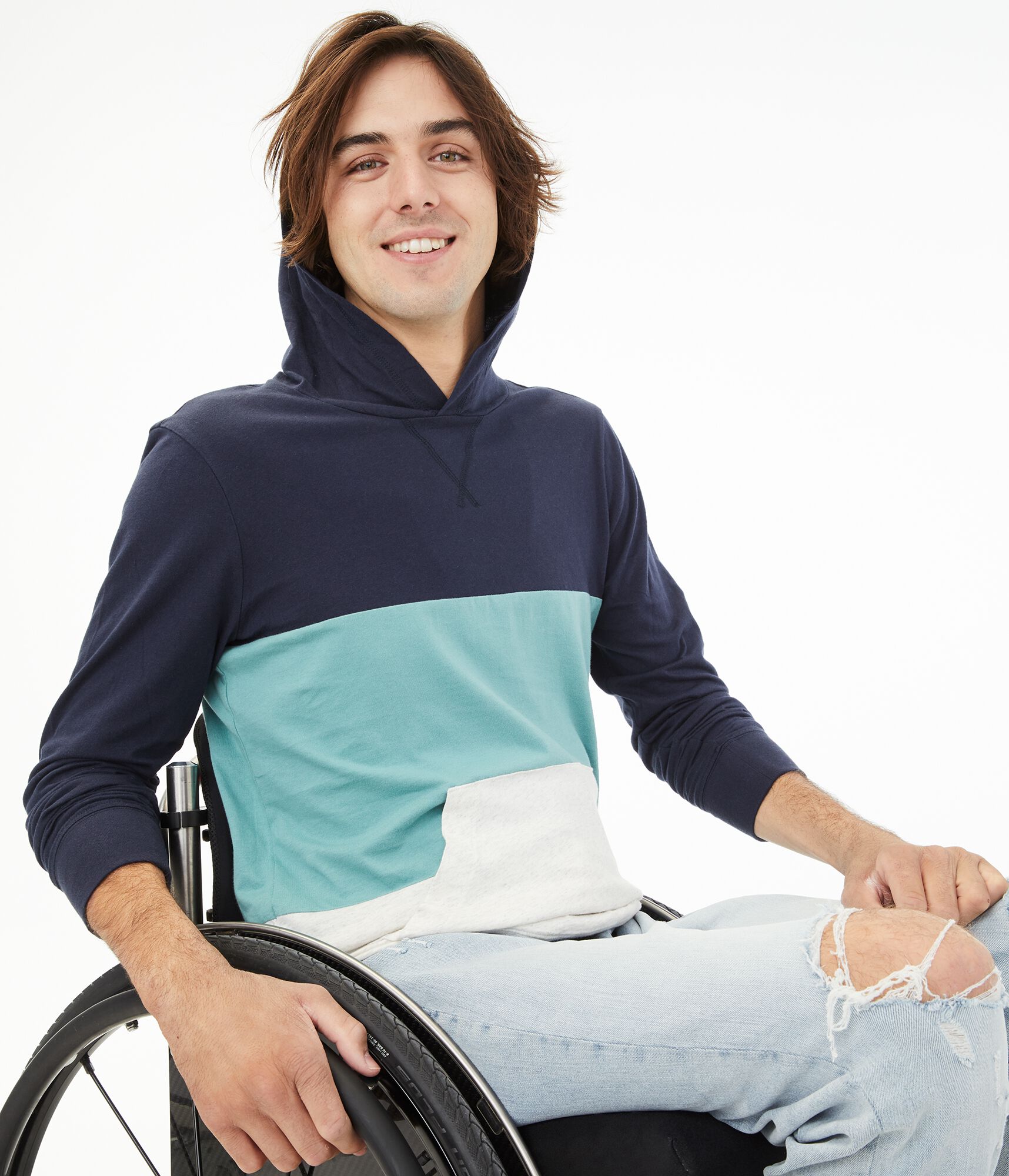 Colorblock Pullover Hoodie