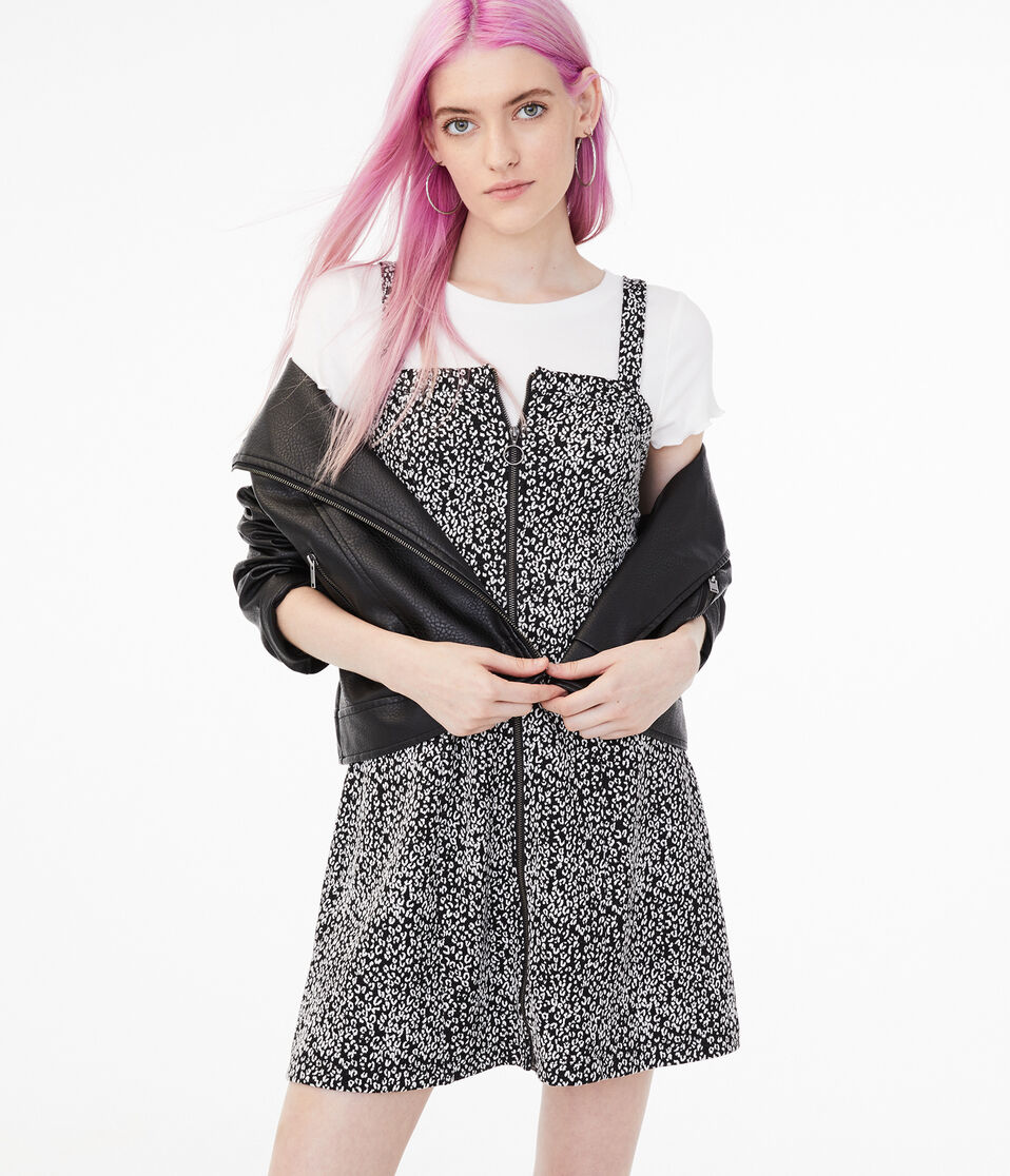 zip front skater dress Zip Front Skater Dress