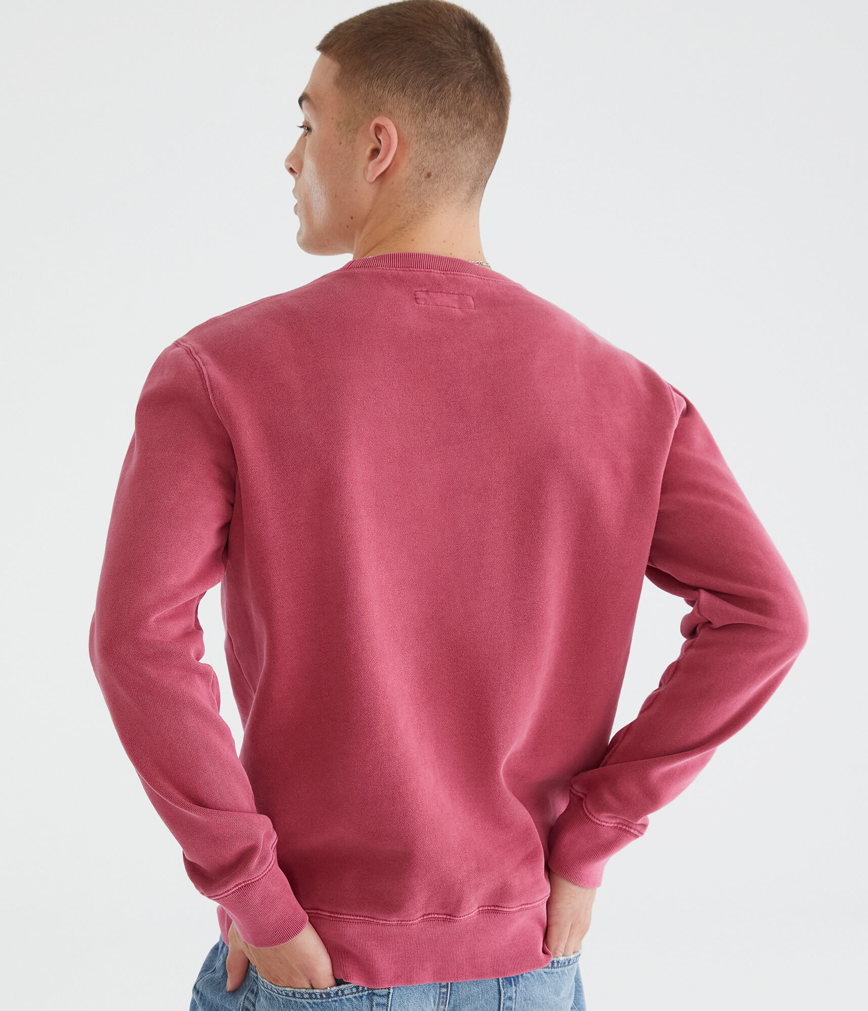 Aeropostale 87 New York Washed Crew Sweatshirt