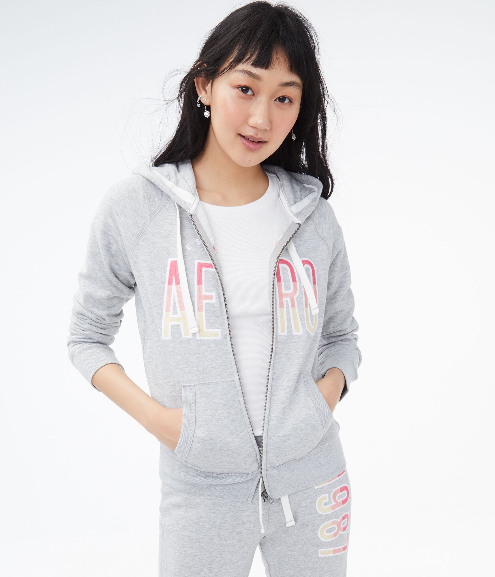 Ombr&eacute; Aero Full-Zip Hoodie