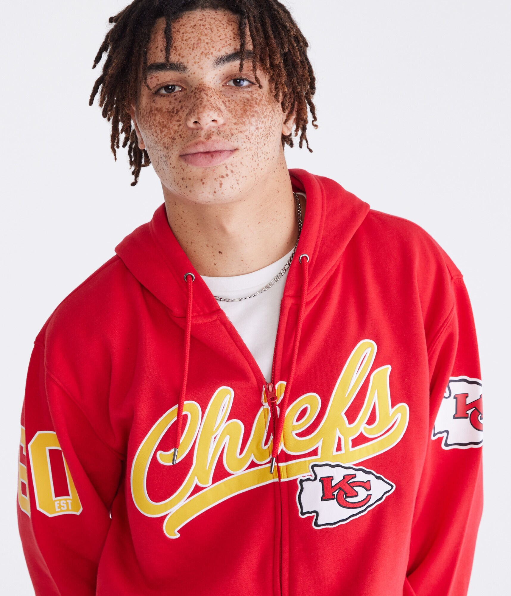 Kansas City Chiefs Script Full-Zip Hoodie