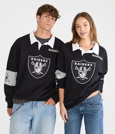 Las Vegas Raiders Rugby Sweatshirt Las Vegas Raiders Rugby Sweatshirt