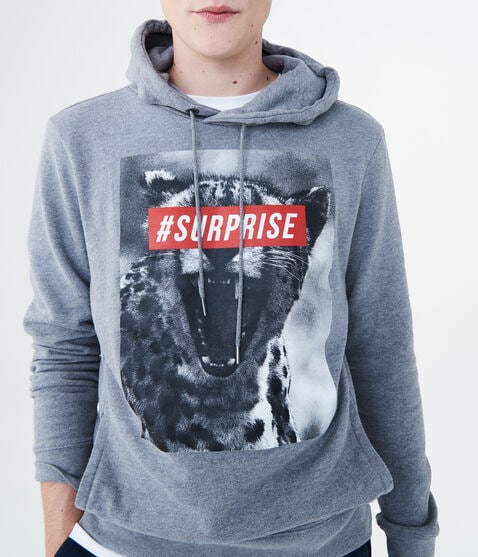 #Surprise Cheetah Pullover Hoodie
