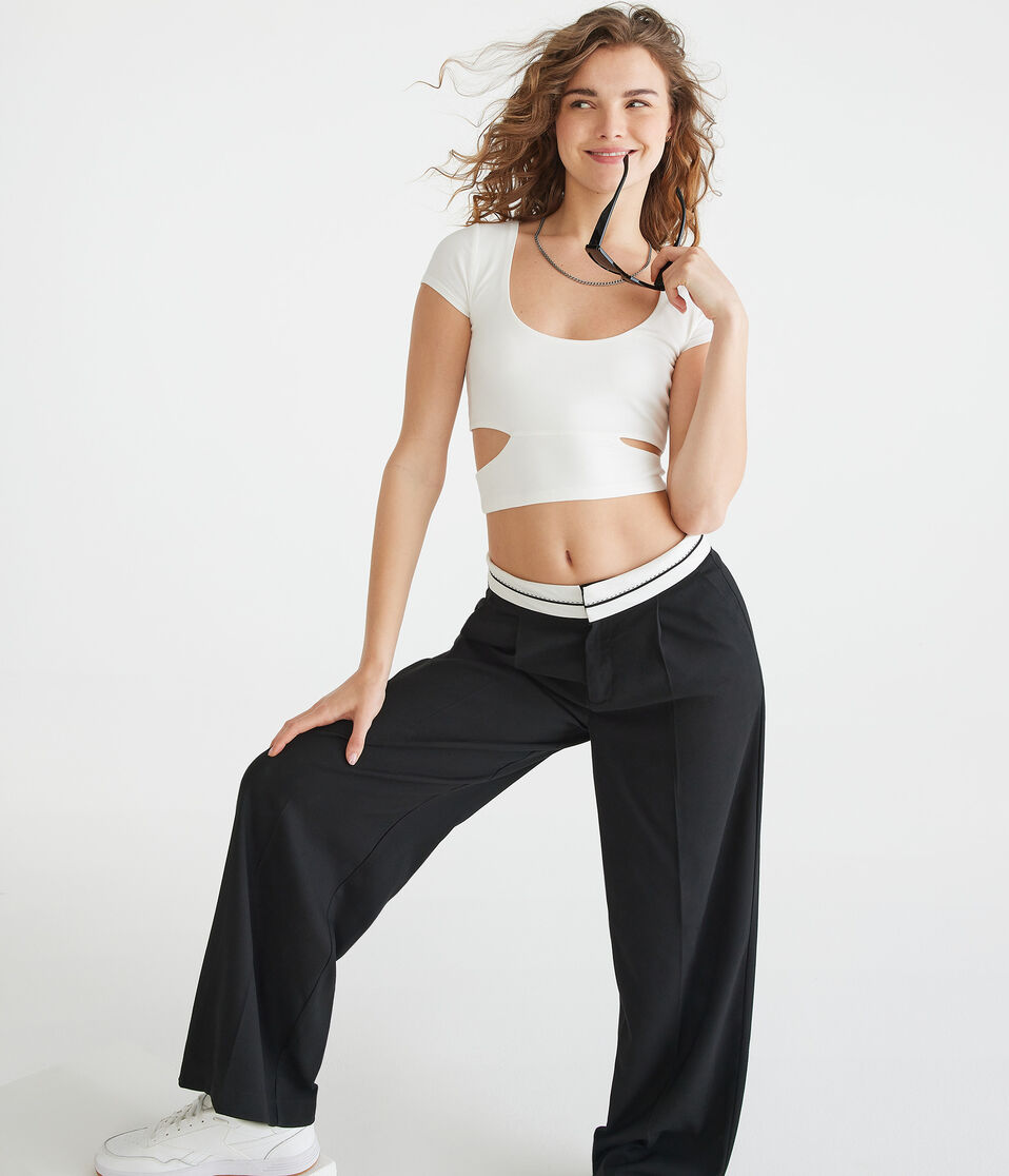 Seriously Soft Side Cutout Baby Tee