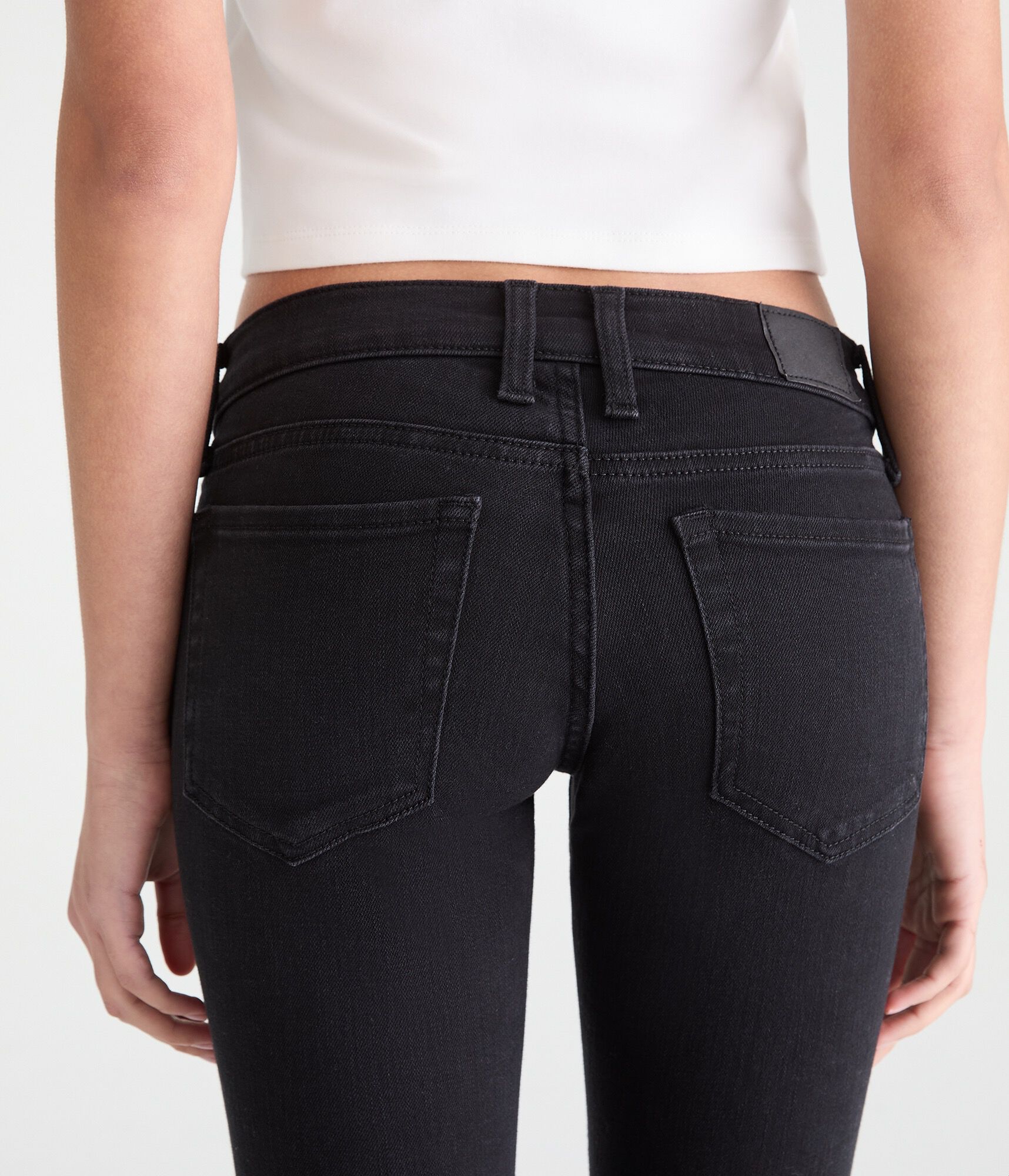 Super Low-Rise Skinny Denim Capris
