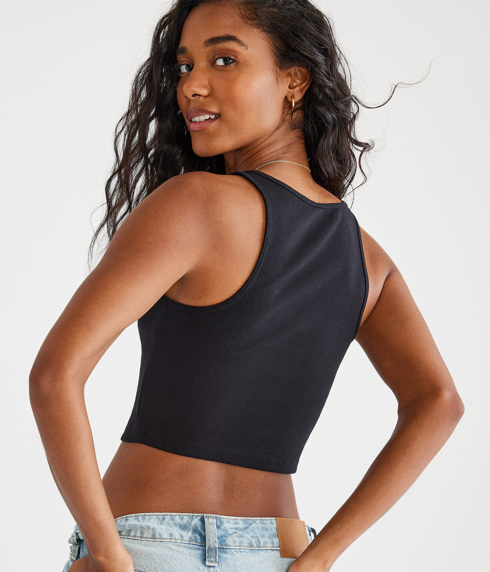 Keyhole Cropped Tank