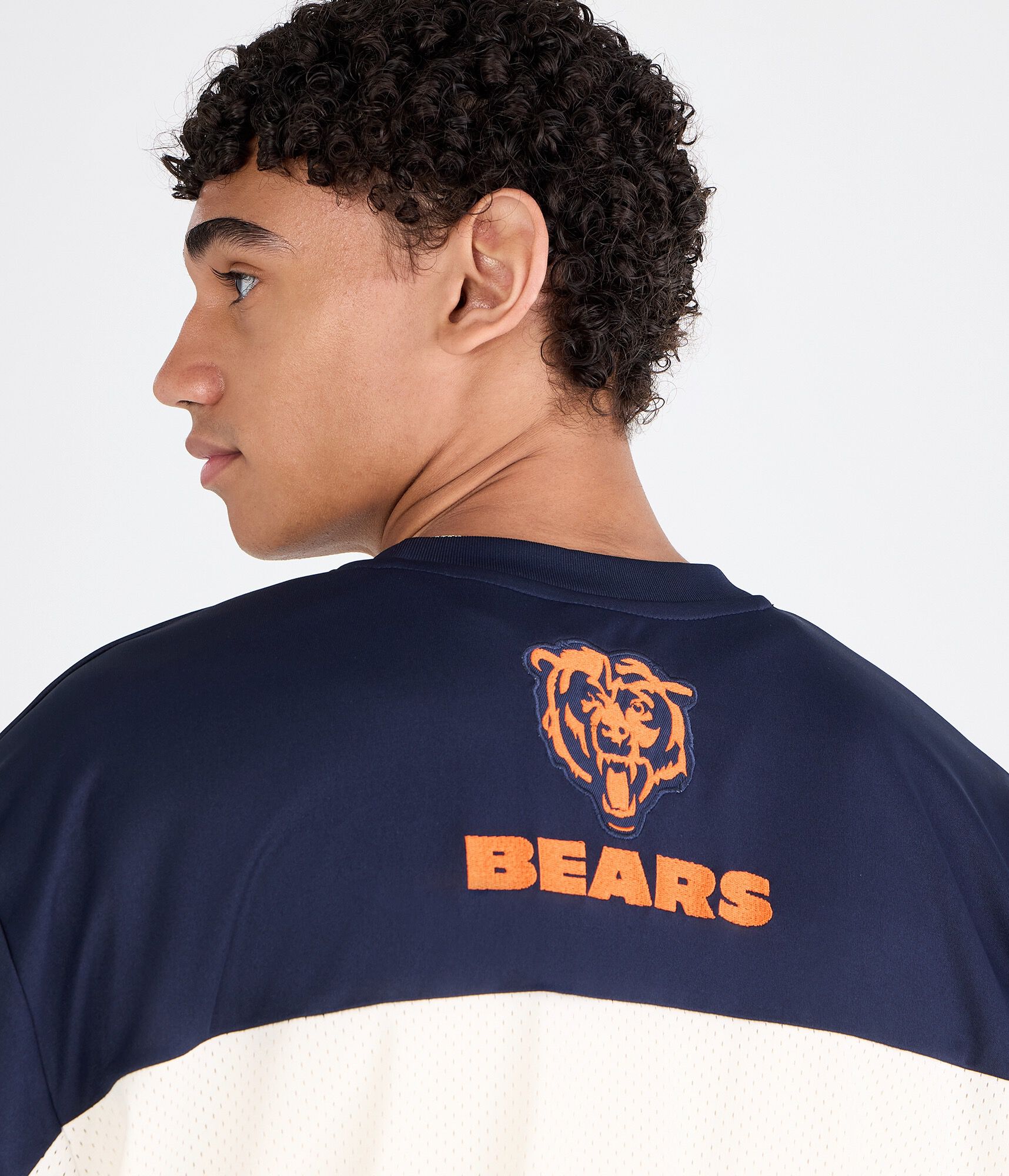 Chicago Bears Colorblock Mesh Top