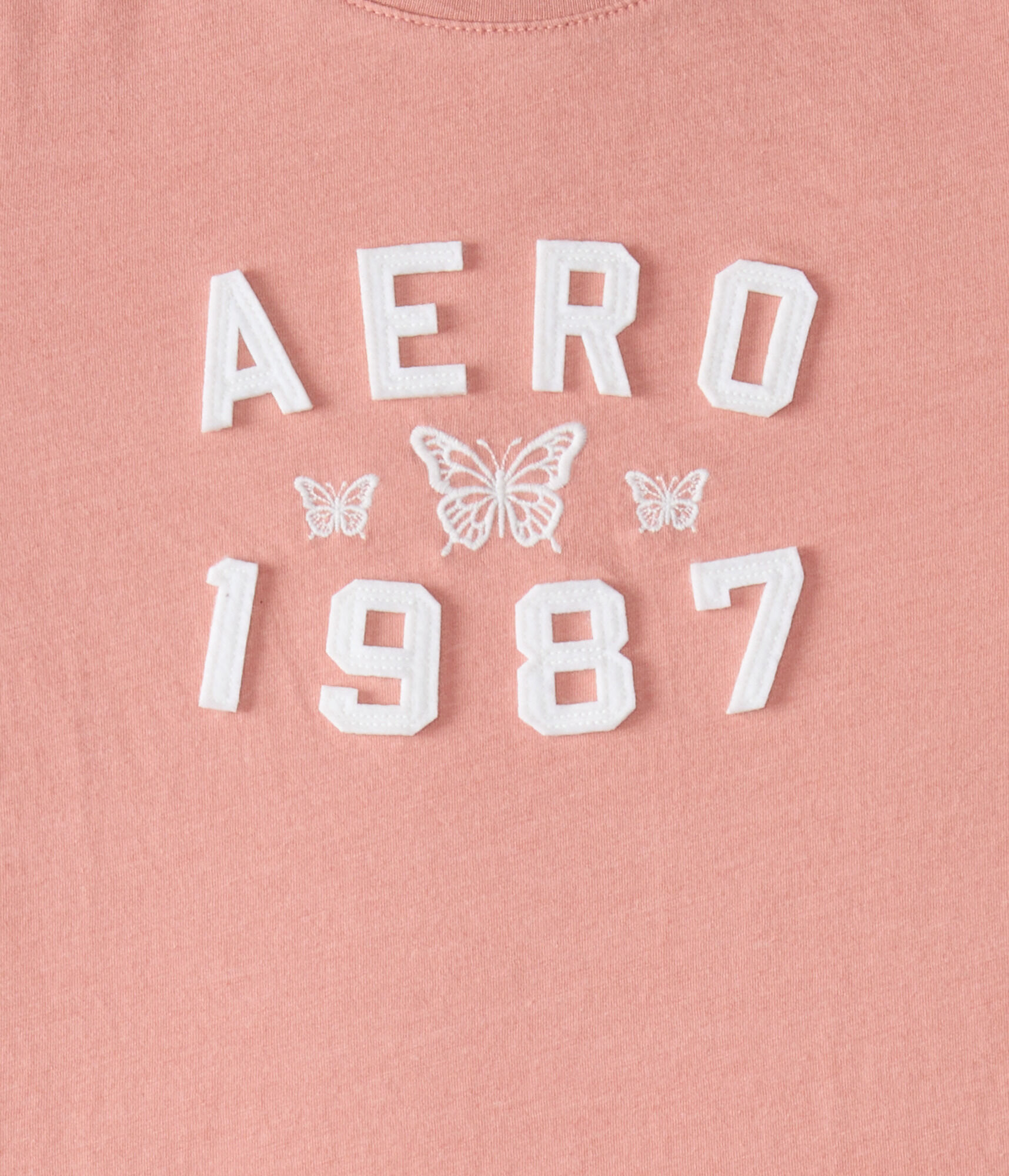 Aero 1987 Butterfly Appliqu&eacute; Graphic Tee