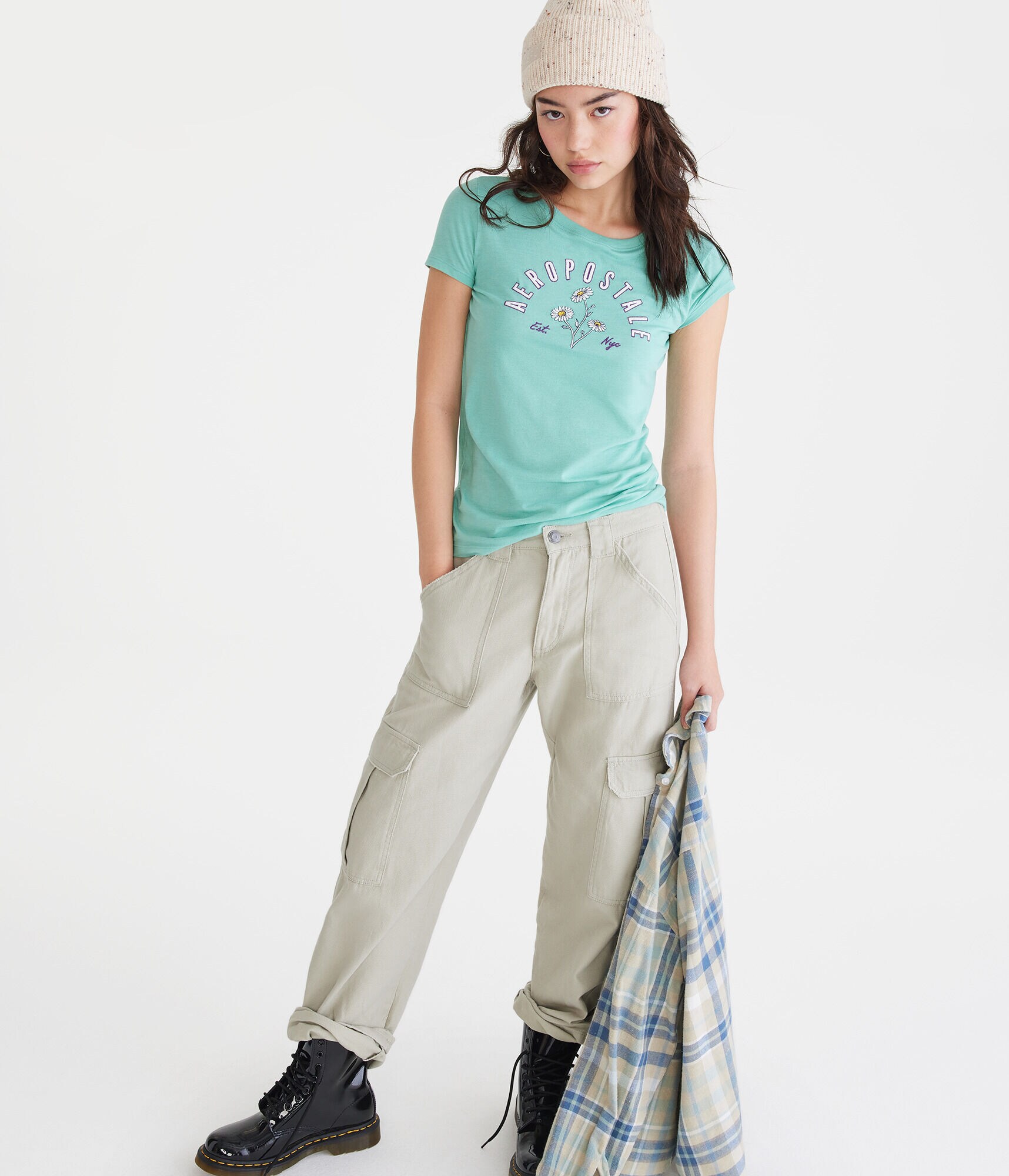 Aeropostale Daisies Graphic Tee