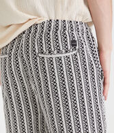 Textured Stripe All Day Jogger Shorts 7"