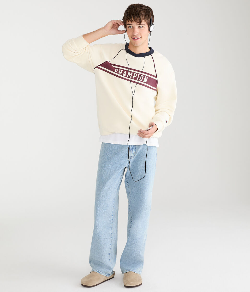 Champion Colorblocked Crew Sweatshirt