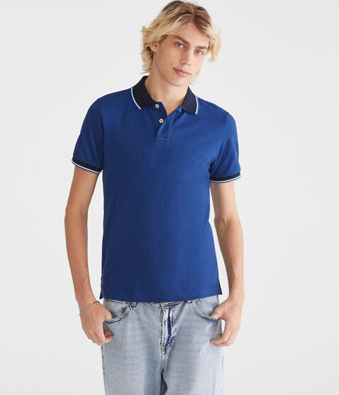 Contrast Tipped Piqué Polo Contrast Tipped Piqué Polo