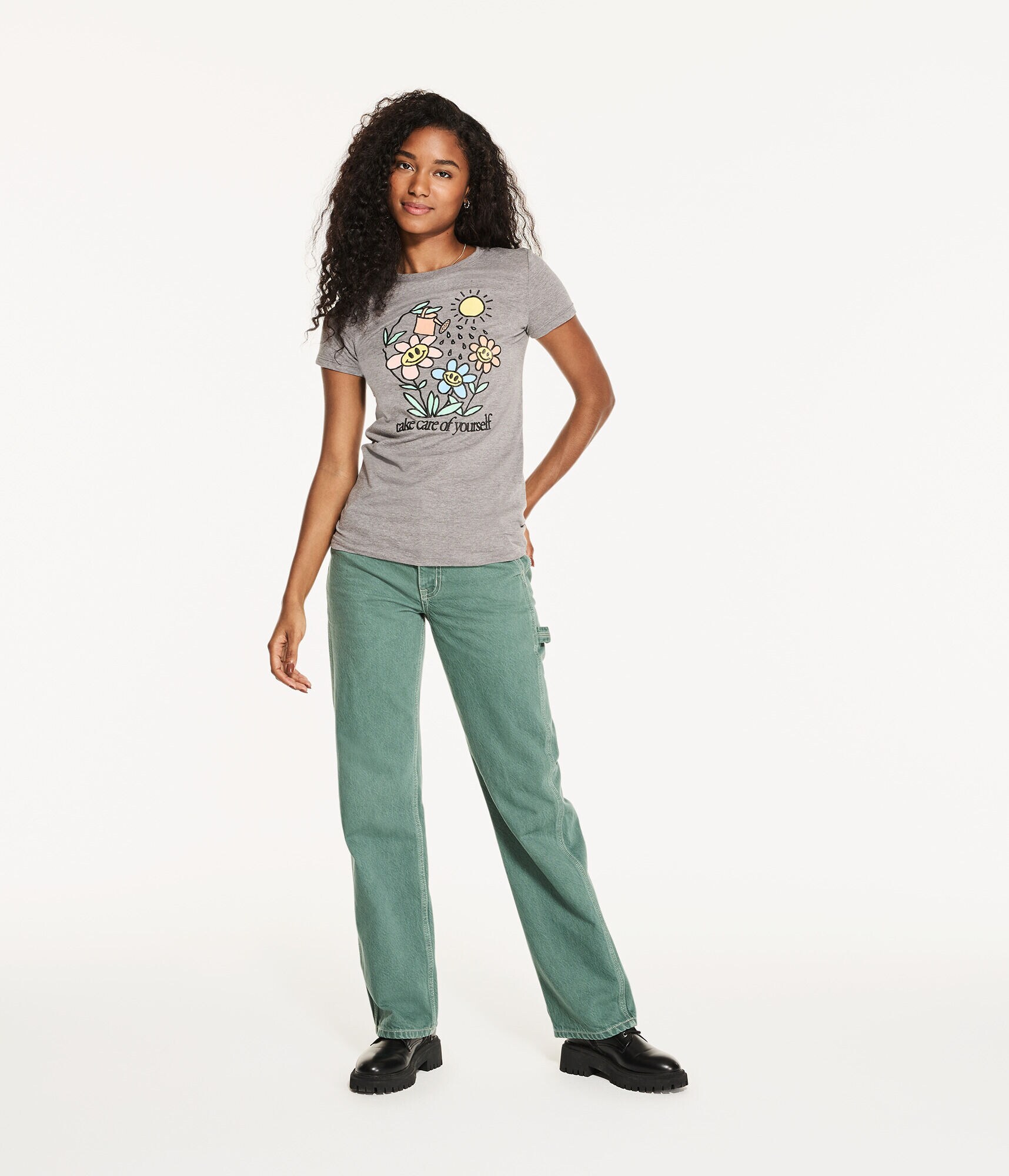 Take Care Daisies Graphic Tee