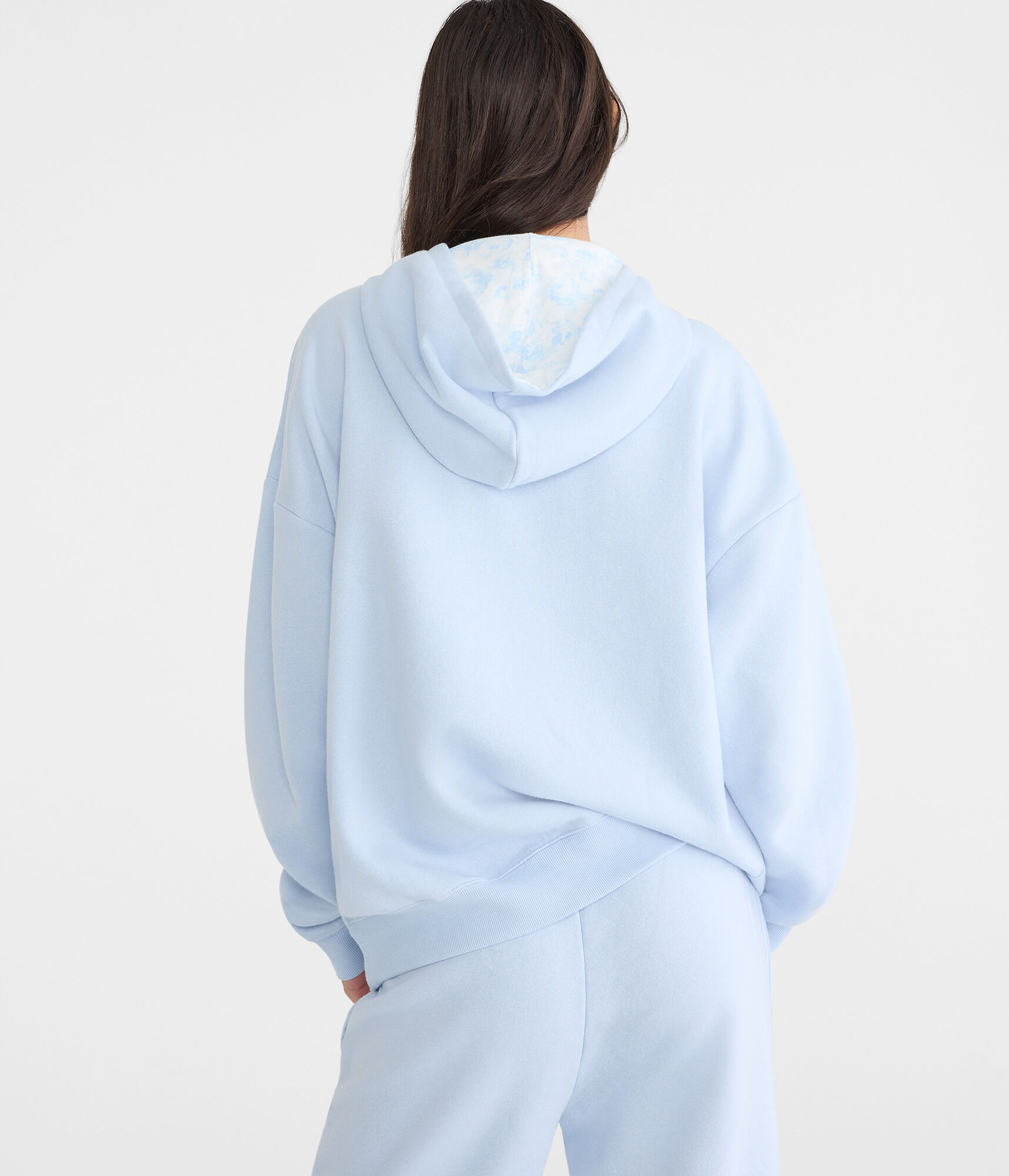 Cloud Soft Floral Oversized Pullover Hoodie
