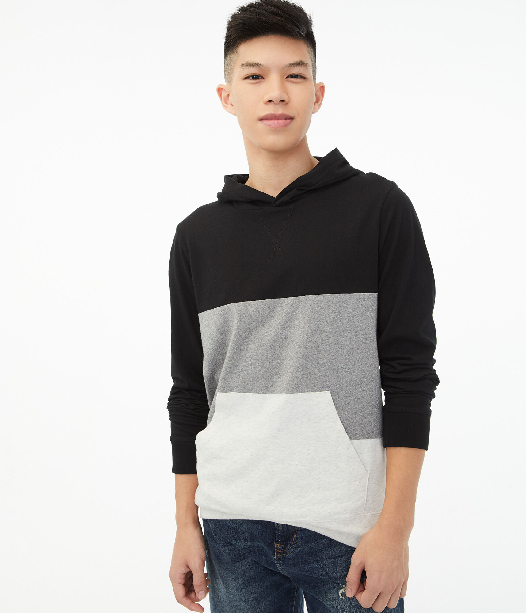 Colorblock Pullover Hoodie