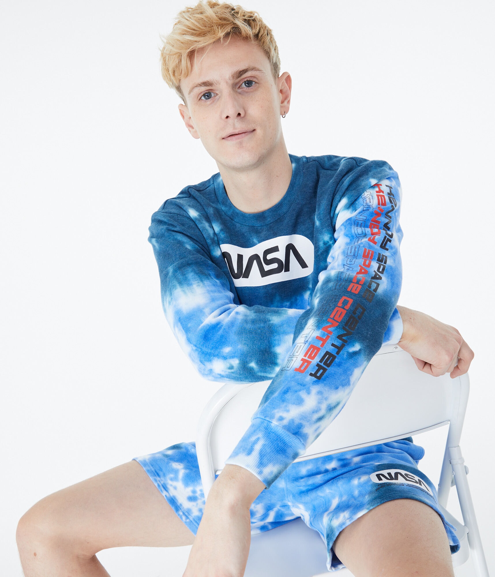 NASA Tie-Dye Crew Sweatshirt***