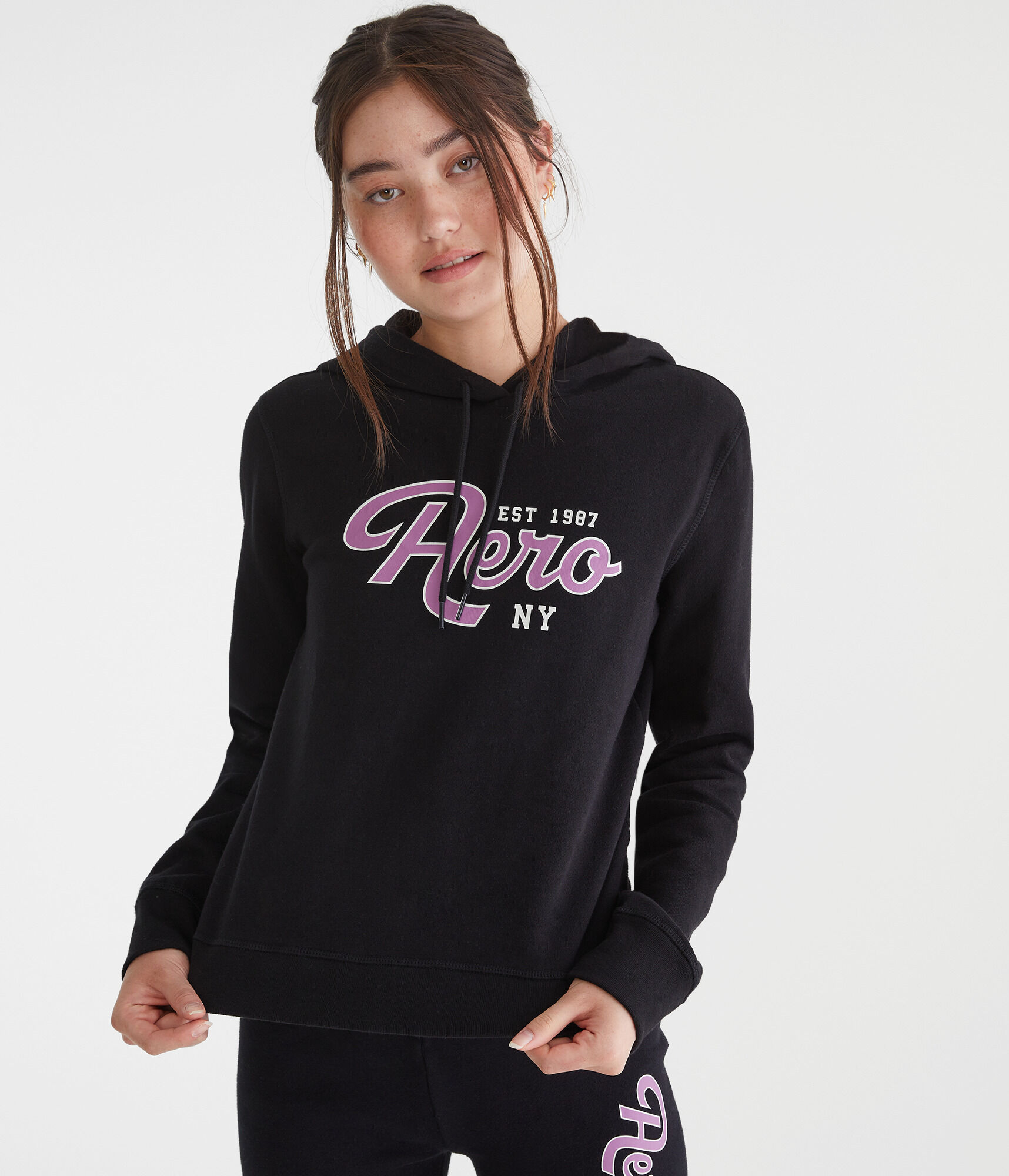 Aero NY Script Pullover Hoodie