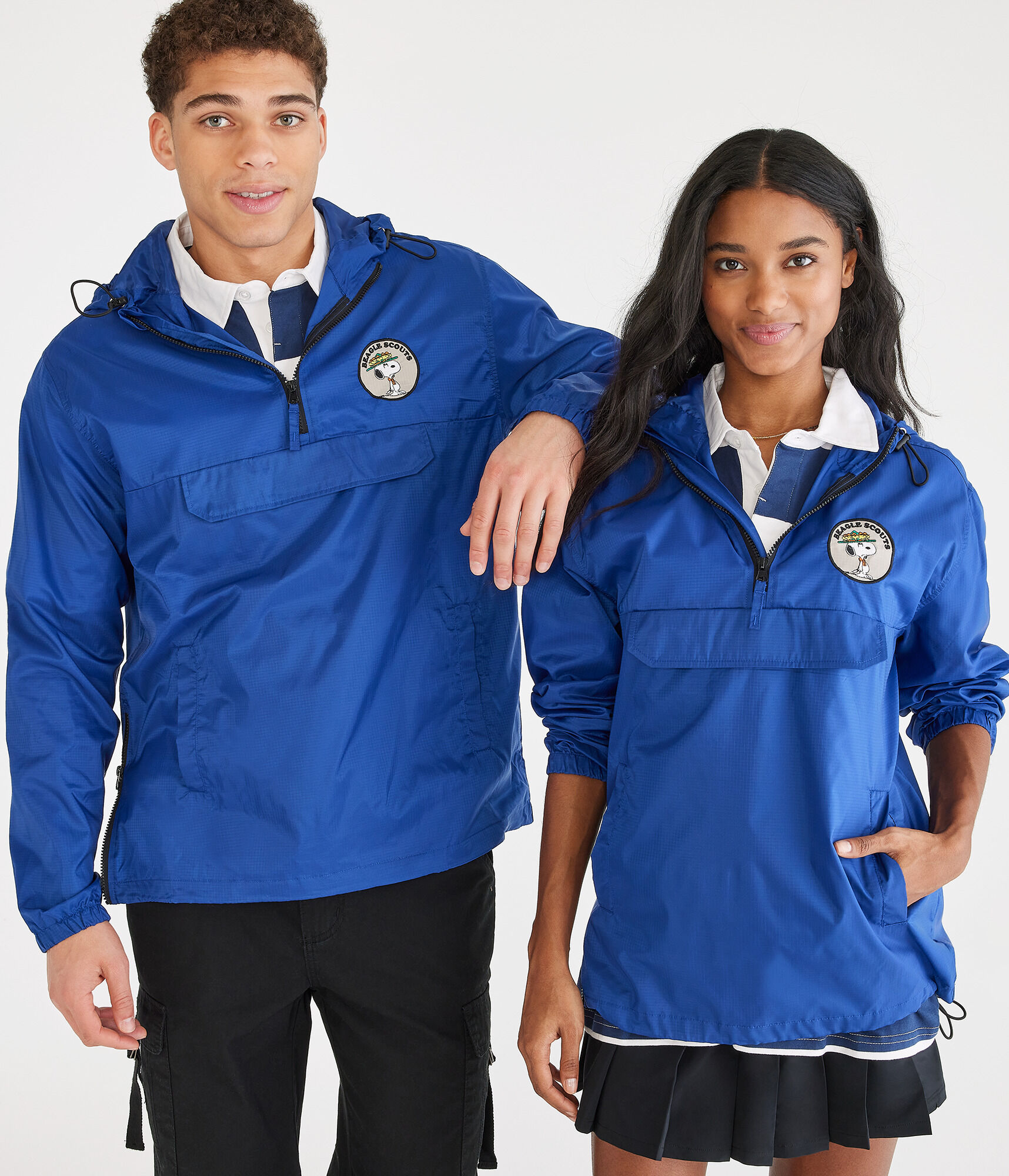 AERO | CAMP SNOOPY&trade; Beagle Scouts Packable Windbreaker