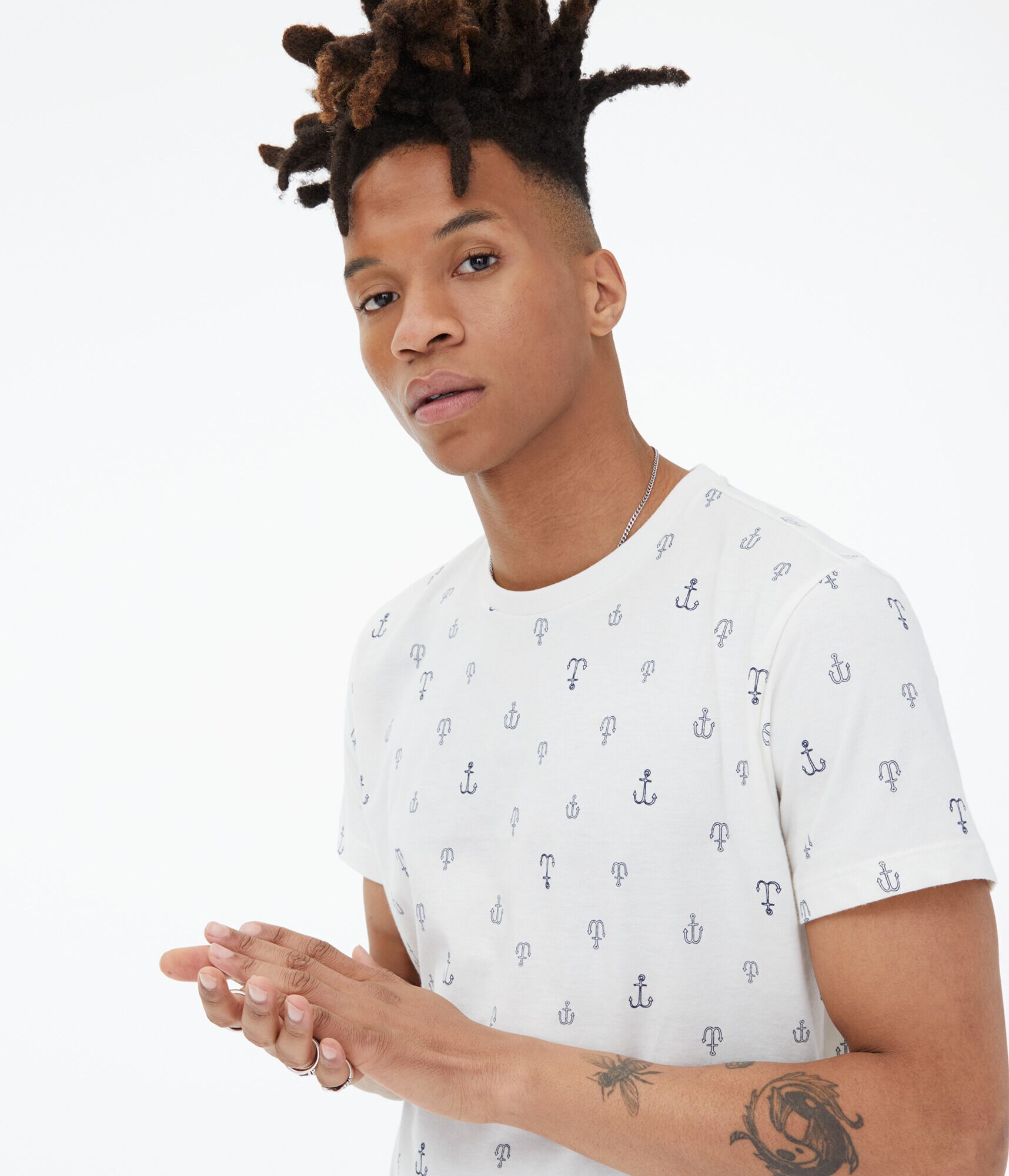 Anchor Print Graphic Tee