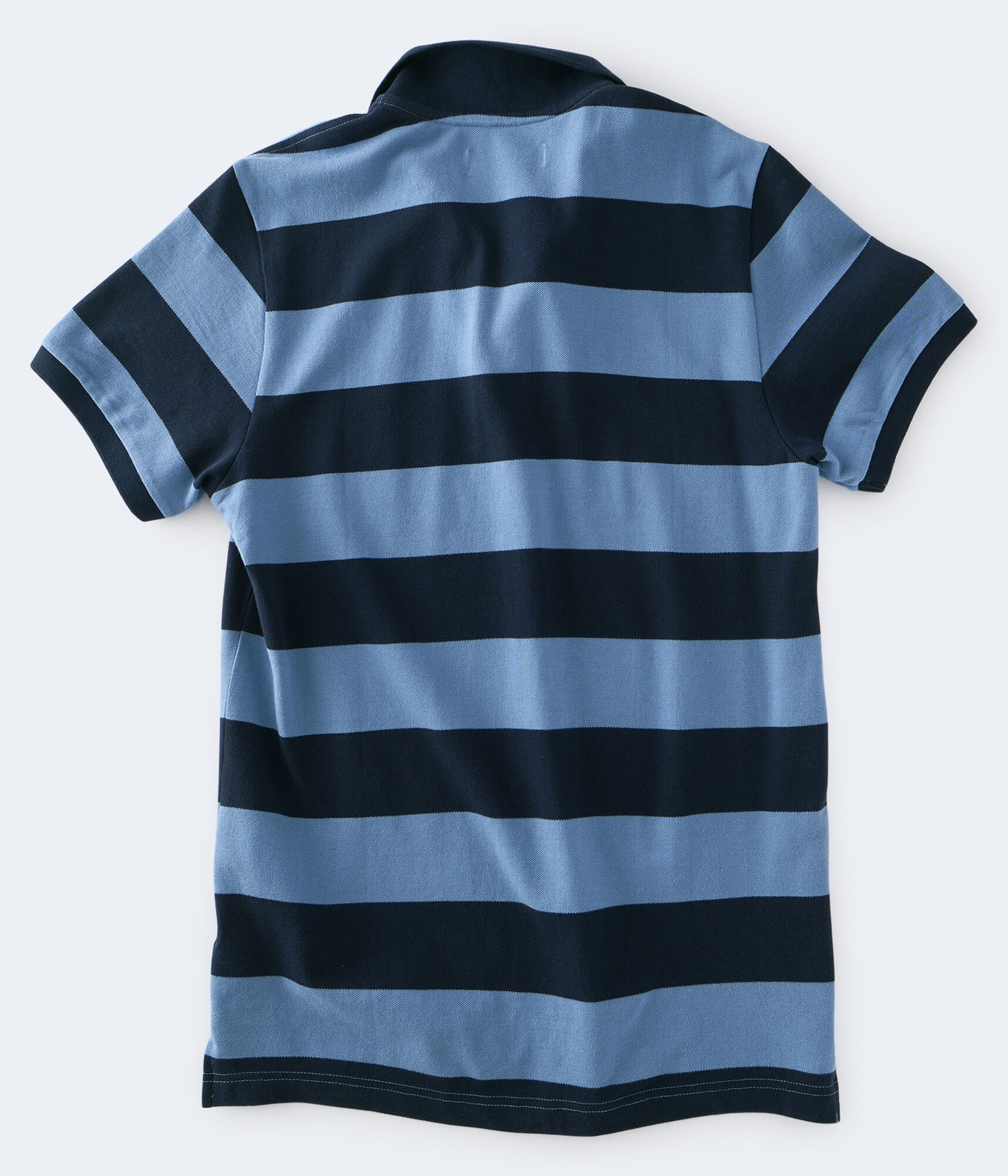 Striped Piqu&eacute; Polo