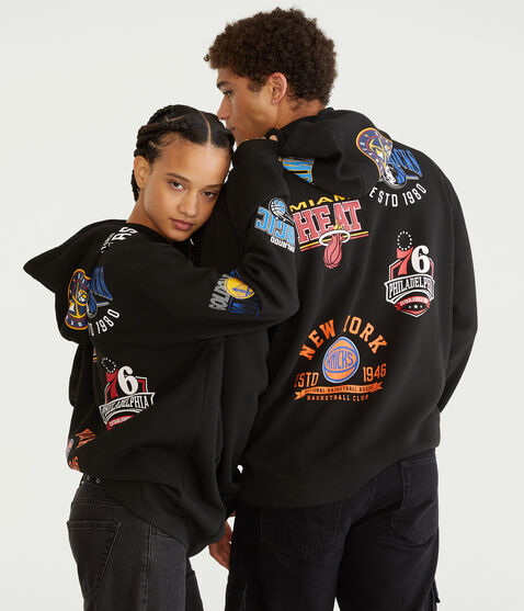NBA Big Team Logos Pullover Hoodie NBA Big Team Logos Pullover Hoodie