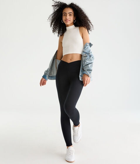 Seriously Soft High-Rise Crossover Leggings