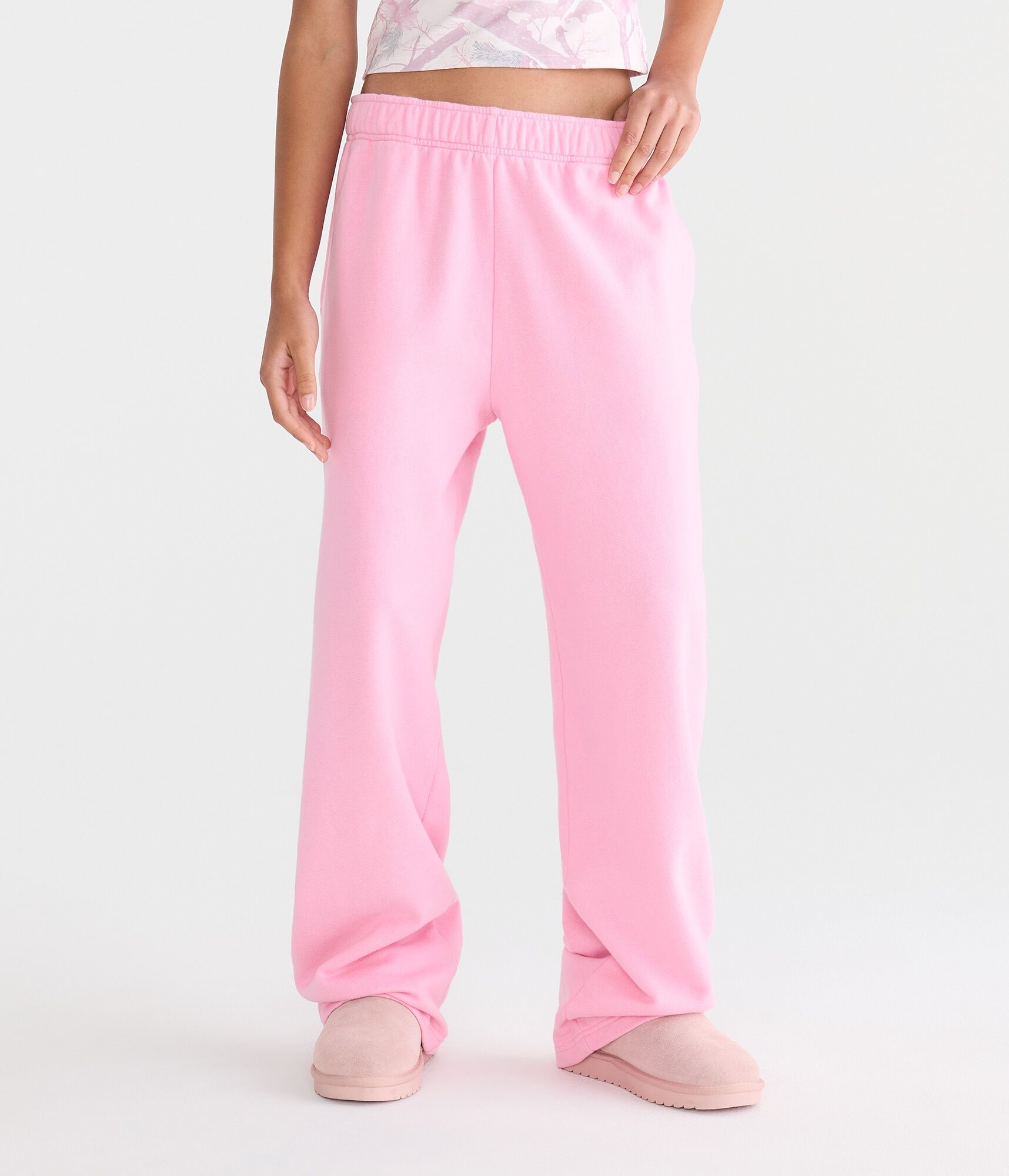 Cloud Soft Mid-Rise Straight Leg Sweatpants
