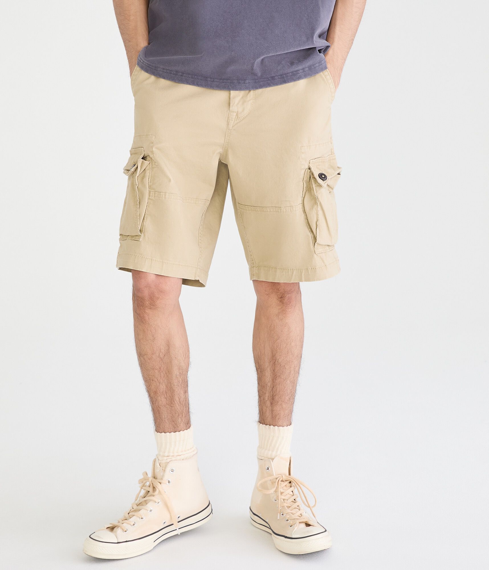 Stretch Twill Cargo Shorts 10"