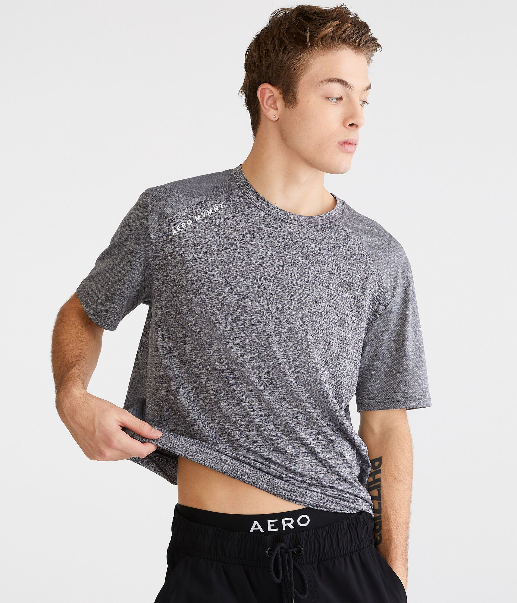 Aero MVMNT Logo Crew Tee