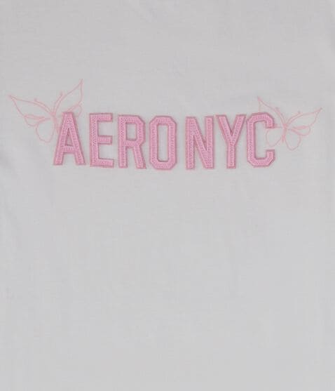 Aero NYC Butterfly Appliqué Graphic Tee Aero NYC Butterfly Appliqué Graphic Tee