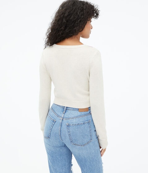 Argyle Cropped V-Neck Sweater Argyle Cropped V-Neck Sweater