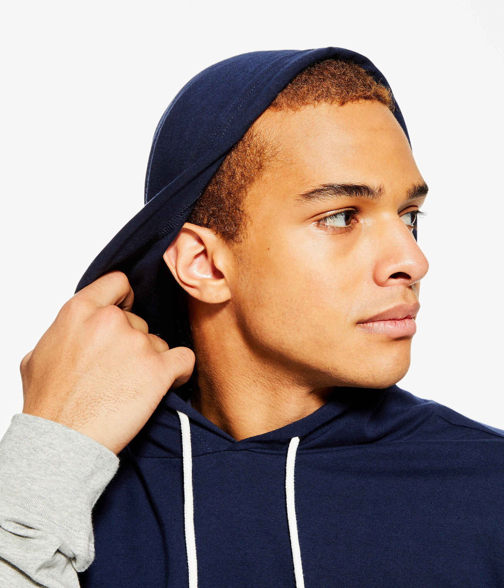 Long Sleeve Hooded Layered Tee