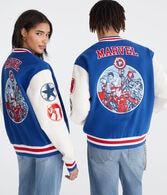 Marvel | Aero The Avengers Varsity Bomber Jacket