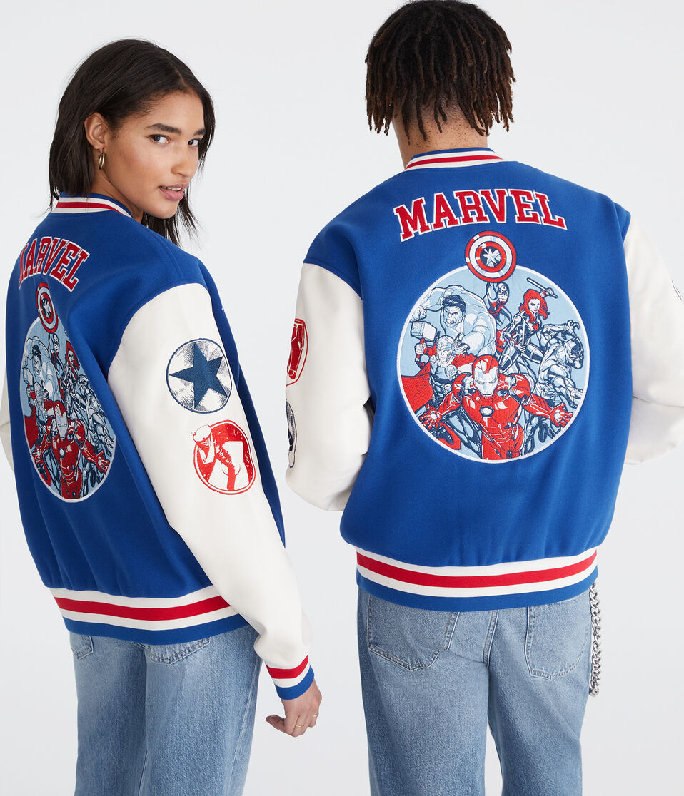 Marvel | Aero The Avengers Varsity Bomber Jacket