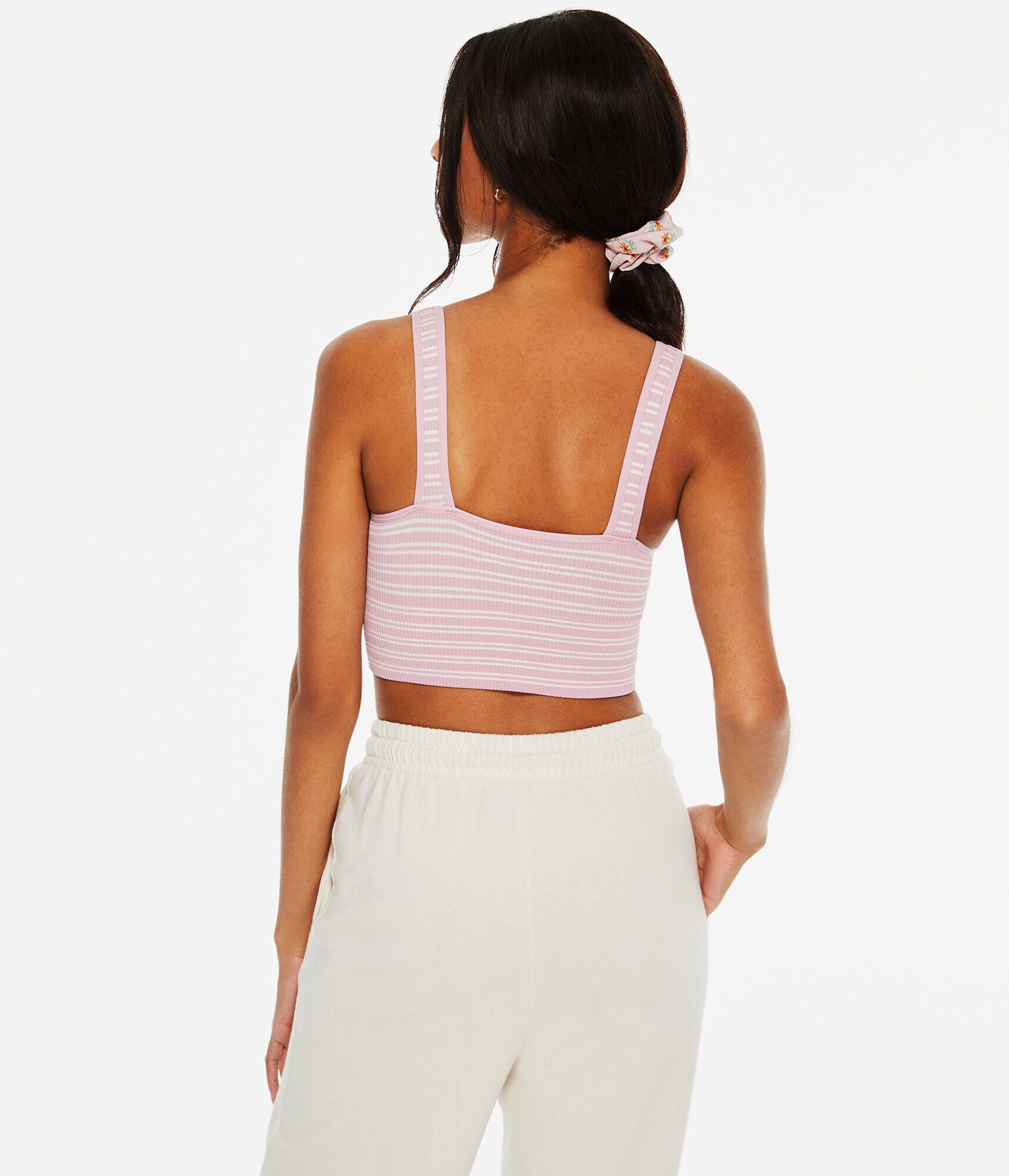 Striped Seamless Bra Top