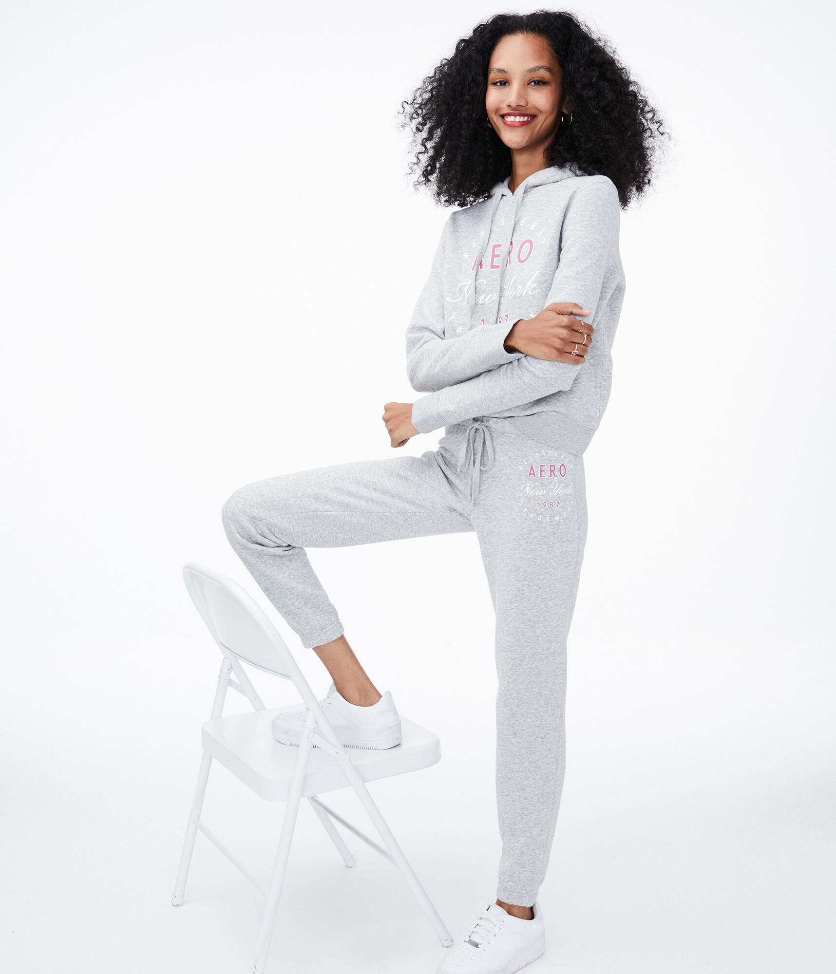 Aero New York Circle Cinch Sweatpants