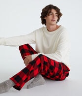 Buffalo Plaid Flannel Cargo Sleep Pants