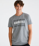 Aeropostale New York Box Logo Graphic Tee
