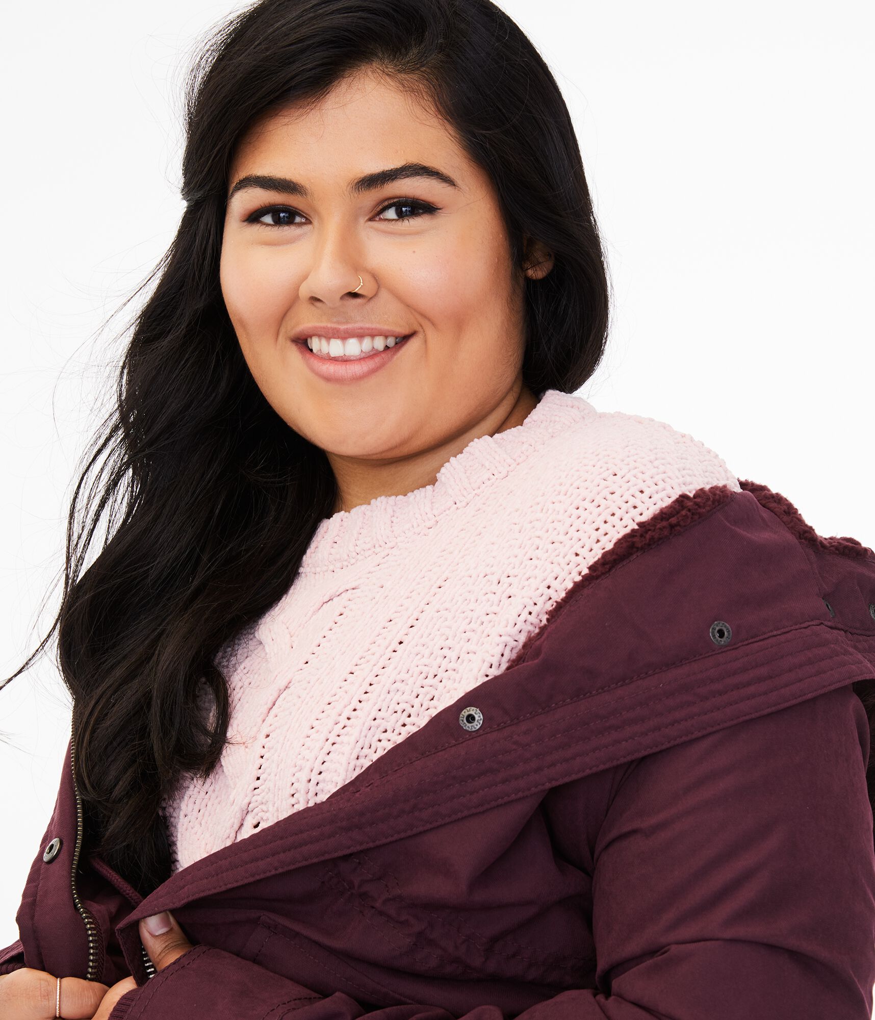 Chenille Cable Sweater