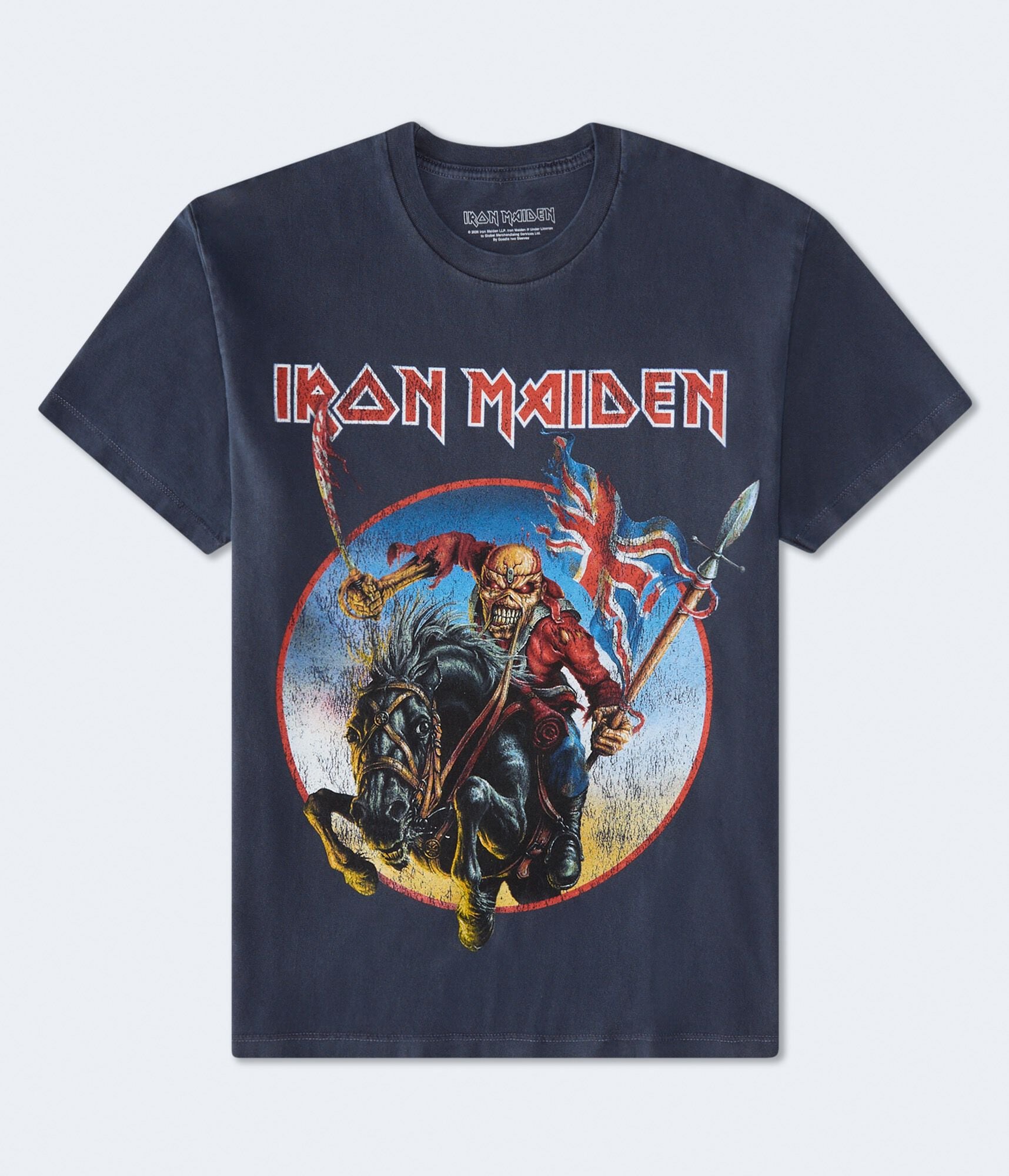 Iron Maiden Leaping Eddie Relaxed Graphic Tee